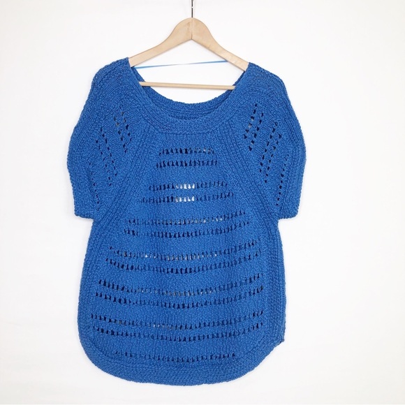 Sandro blue Sophie chunky sweater - Picture 7 of 10